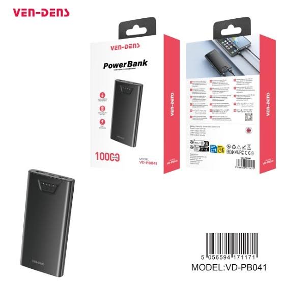 Ven-Dens Power Bank 10000mAh
